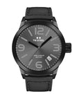 TW - Steel MC Edition TWMC8 black wrist watch men & leather strap original 42mm - Watch Plaza