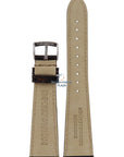 Watch Band AR0203 Emporio Armani dark brown leather strap 22mm original - Watch Plaza