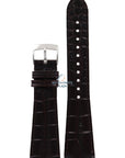 Watch Band AR0285 Emporio Armani dark brown leather strap 22mm original - Watch Plaza