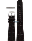 Watch Band AR0285 Emporio Armani dark brown leather strap 22mm original - Watch Plaza