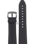 Watch Band AR0584 Emporio Armani black sillicon strap 23mm Vanilla Scent AR0595 - Watch Plaza