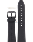 Watch Band AR0584 Emporio Armani black sillicon strap 23mm Vanilla Scent AR0595 - Watch Plaza