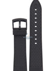 Watch Band AR0584 Emporio Armani black sillicon strap 23mm Vanilla Scent AR0595 - Watch Plaza