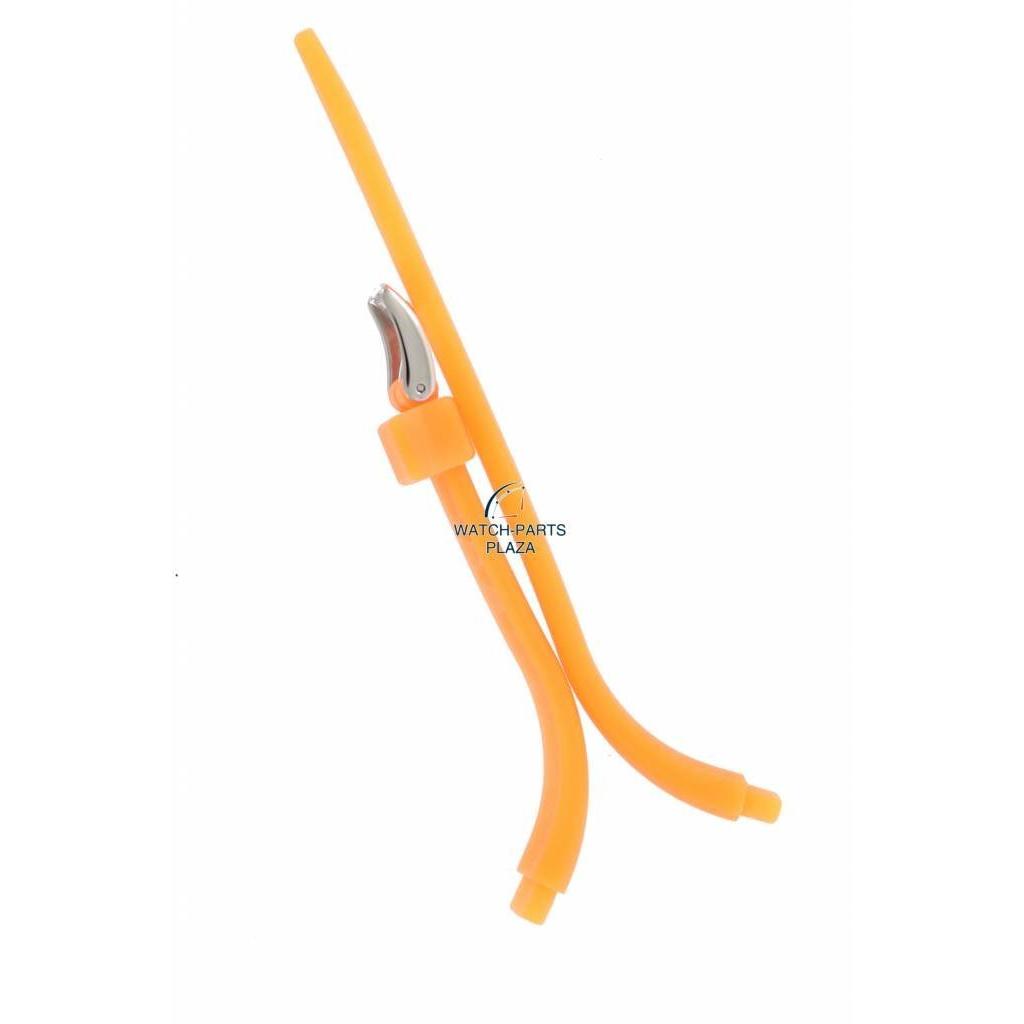 Watch Band AR1025 Emporio Armani Orange Silicon Strap 17mm - Watch Plaza