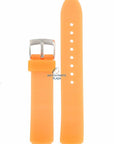 Watch Band AR1025 Emporio Armani Orange Silicon Strap 17mm - Watch Plaza