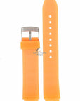 Watch Band AR1025 Emporio Armani Orange Silicon Strap 17mm - Watch Plaza