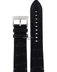 Watch Band AR4608 / AR4622 Emporio Armani Meccanico black leather strap 22mm - Watch Plaza