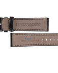 Watch Band AR4608 / AR4622 Emporio Armani Meccanico black leather strap 22mm - Watch Plaza