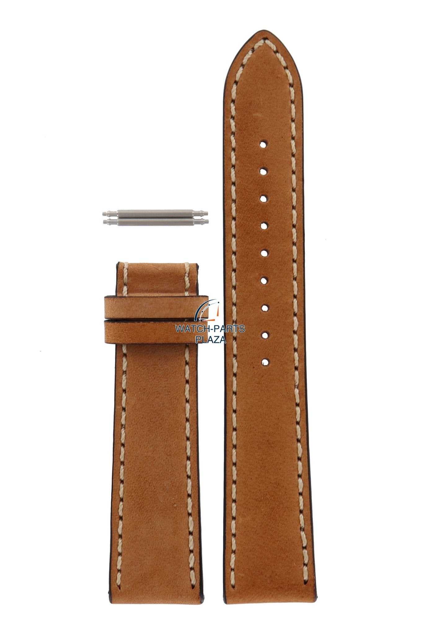 Watch Band AR5324 Emporio Armani brown leather strap 20mm - without clasp - Watch Plaza