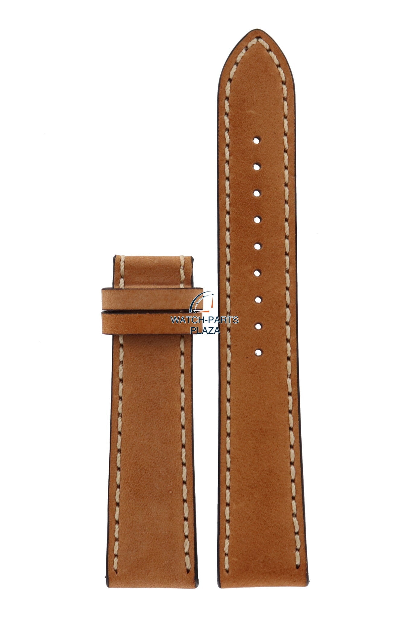 Watch Band AR5324 Emporio Armani brown leather strap 20mm - without clasp - Watch Plaza