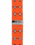 Watch Band AR5498 Emporio Armani Orange Leather Strap 22mm - Watch Plaza