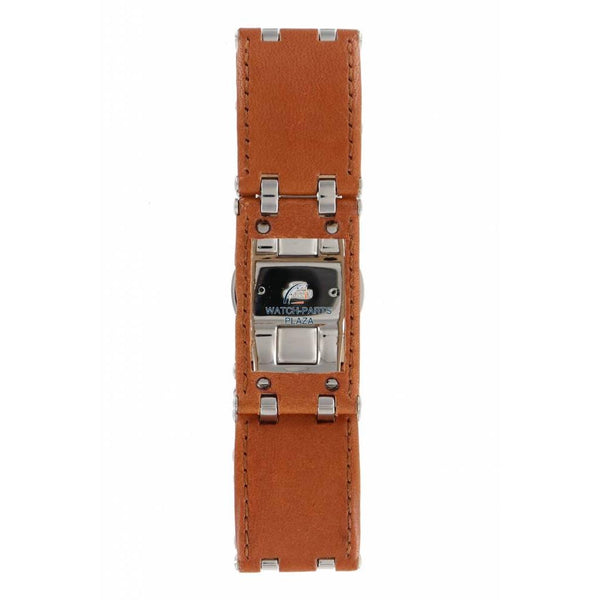 Watch Band AR5499 Emporio Armani Brown Leather Strap 22mm - Watch Plaza
