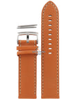 Watch Band AR5814 Emporio Armani orange leather strap 23mm original XL - series - Watch Plaza