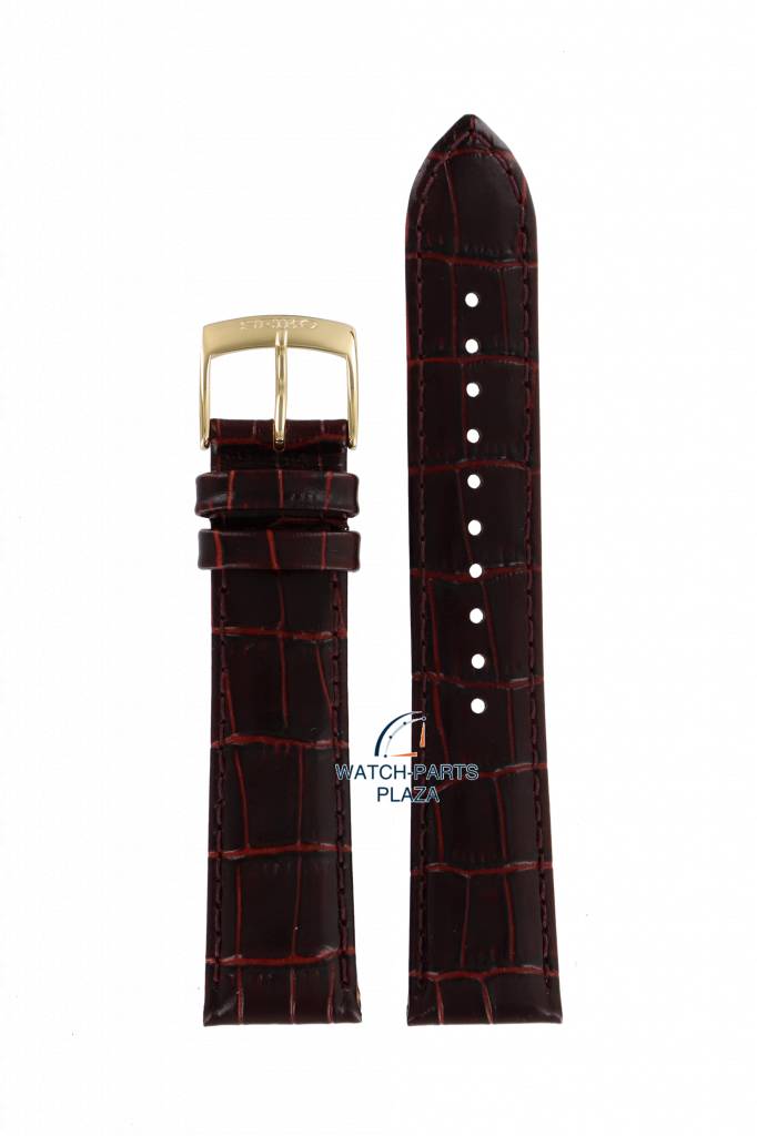 Watch Band Brown Leather for Seiko SRP770 / SRPA28 Strap 4R35 - 00P0 / 00Z0 20mm Gold Buckle - Watch Plaza