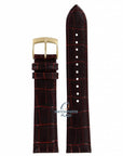 Watch Band Brown Leather for Seiko SRP770 / SRPA28 Strap 4R35 - 00P0 / 00Z0 20mm Gold Buckle - Watch Plaza