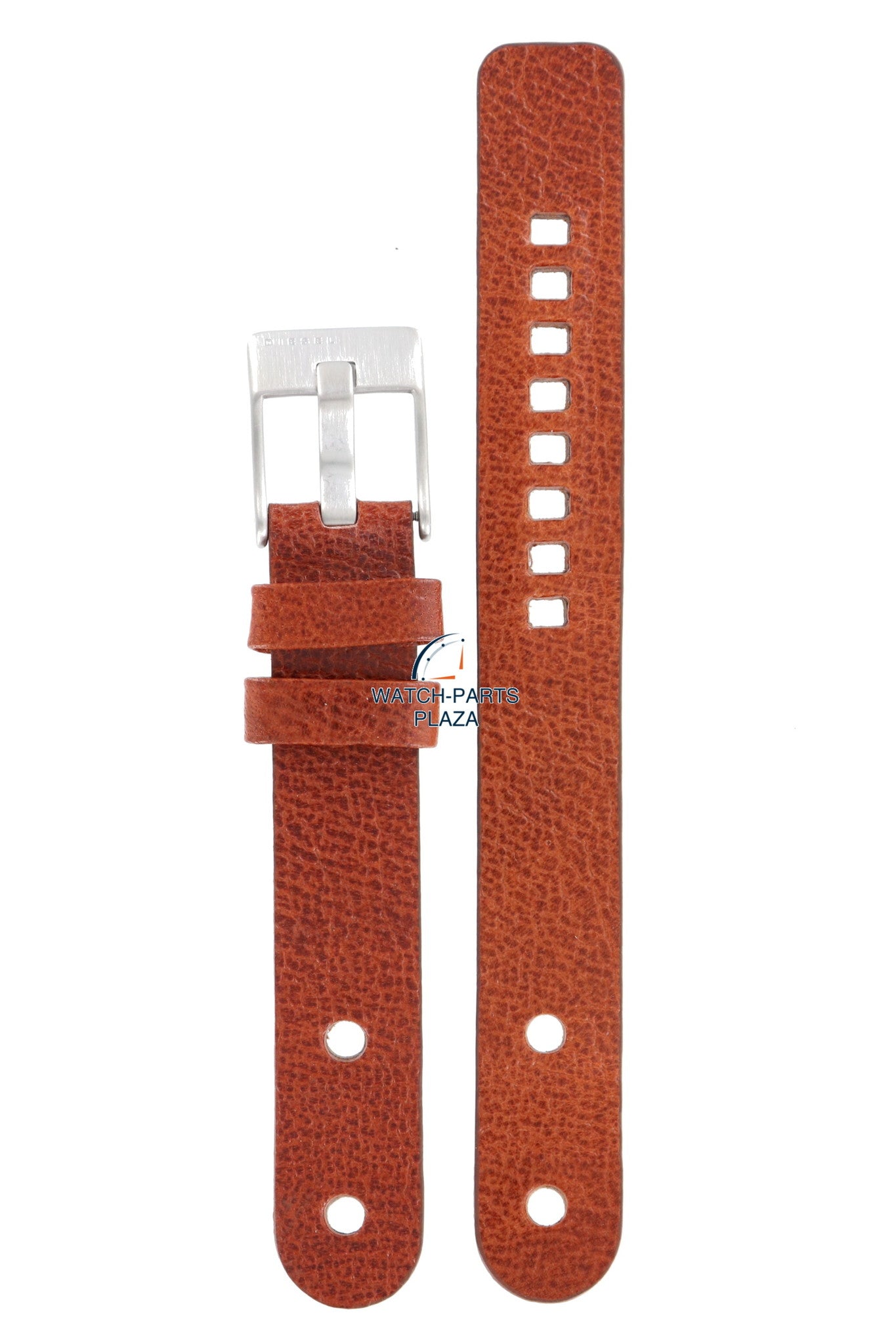 Watch Band Diesel DZ1008 brown leather strap 16mm original - Watch Plaza