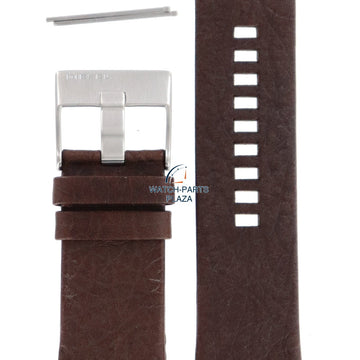 Watch Band Diesel DZ1111 brown leather strap 20mm original DZ - 1111 - Watch Plaza