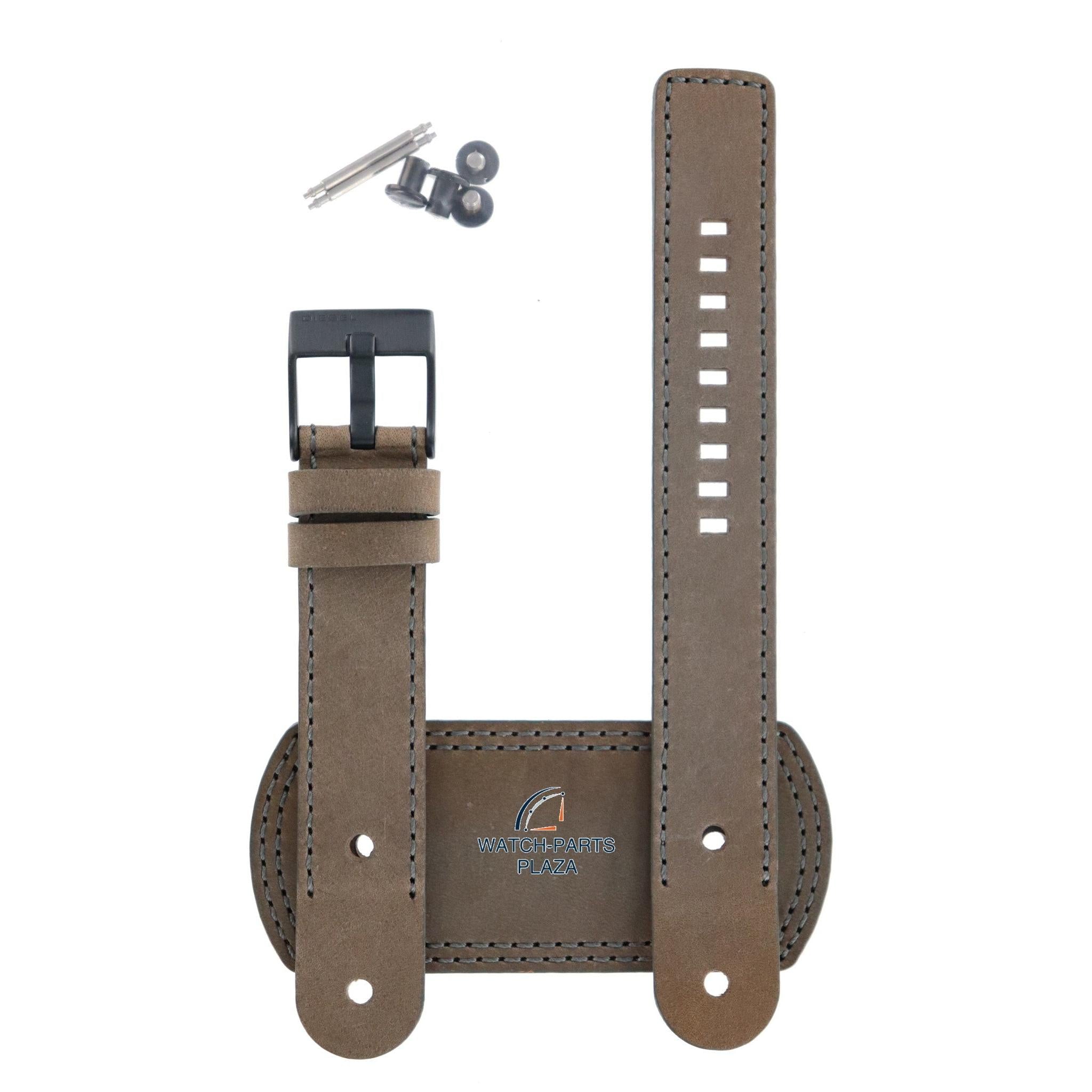 Watchband for Diesel DZ2080 brown leather 20mm