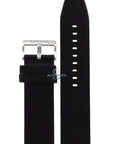 Watch Band DKNY NY2020 black leather strap 24mm genuine - Watch Plaza