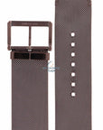 Watch Band DKNY NY3853 Bronze Coated Stainless Steel Strap 30mm Milanese - Watch Plaza