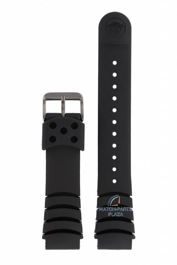 Watch Band for Seiko Kinetic SKA427, SKA579 Black Strap 20mm 5M62 - 0BL0 5M82 - 0AF0 - Watch Plaza