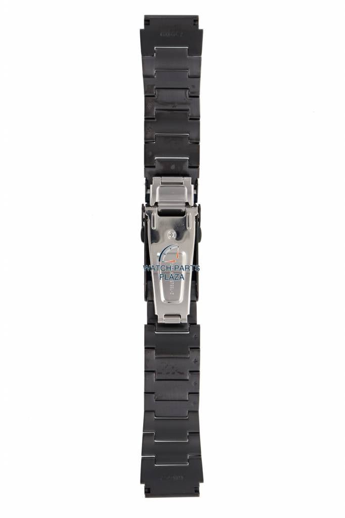 Watch Band for Seiko Monster 20mm black PVD Steel Bracelet 49X8 GGZ 4R36, 7S26 & 7S36 - Watch Plaza