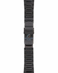 Watch Band for Seiko Monster 20mm black PVD Steel Bracelet 49X8 GGZ 4R36, 7S26 & 7S36 - Watch Plaza