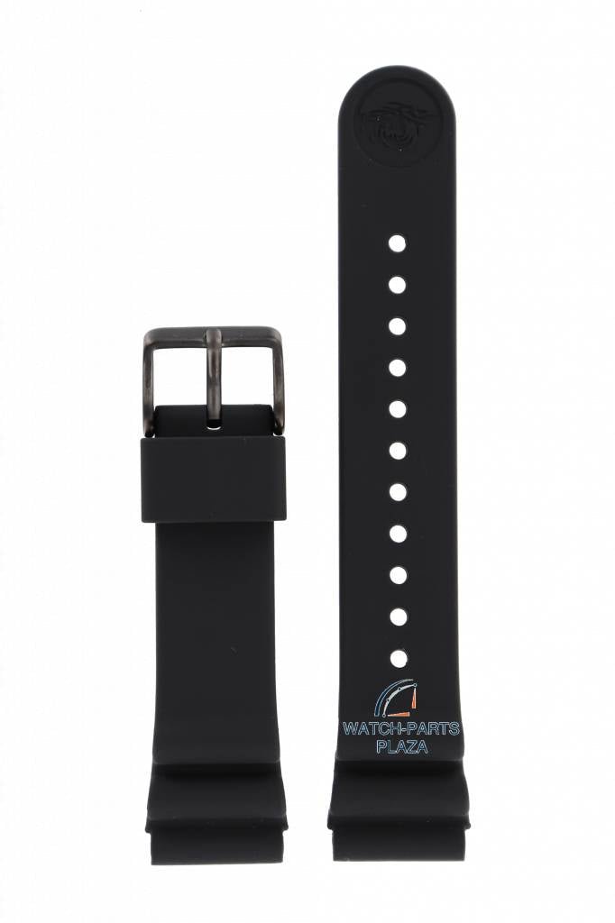 Watch Band for Seiko Prospex Solar SBDL38, SBDN028 Black Strap V175 - 0DT0, V147 0BB0 - Watch Plaza