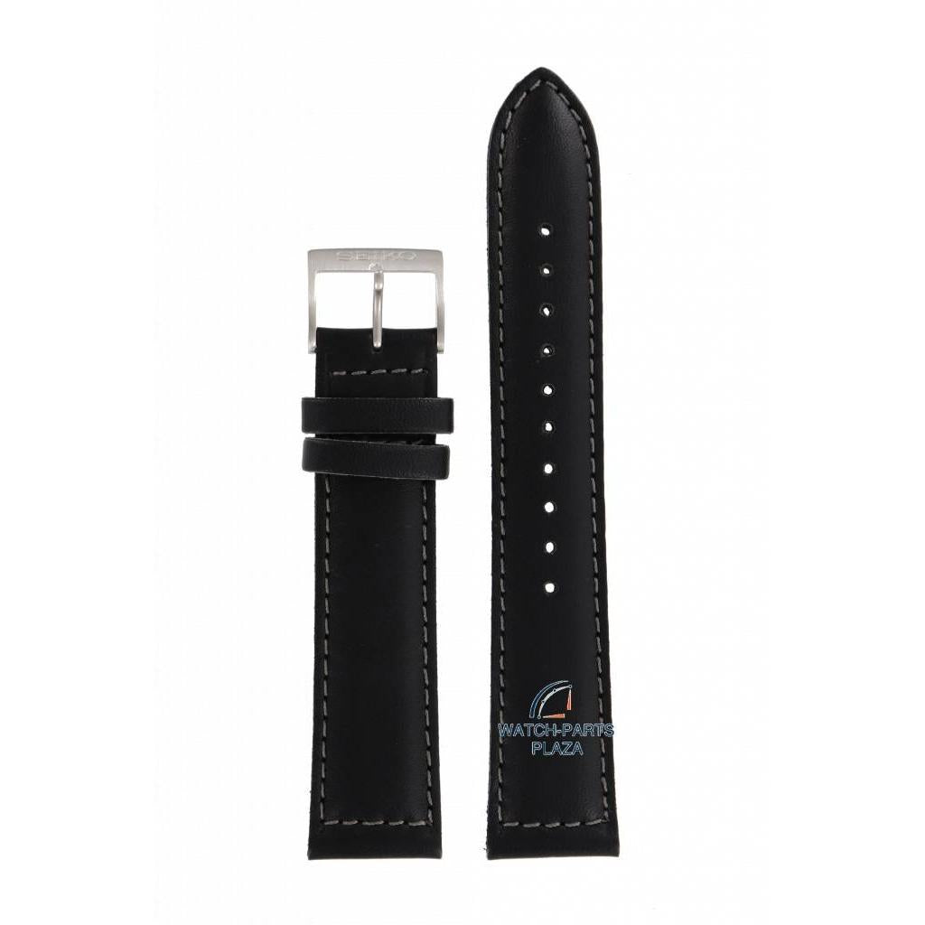 Watch Band for Seiko SGAE05 / SND281 Black Strap 7N42 - 0BF0, 7T92 - 0CZ0 - W 20 mm - Watch Plaza