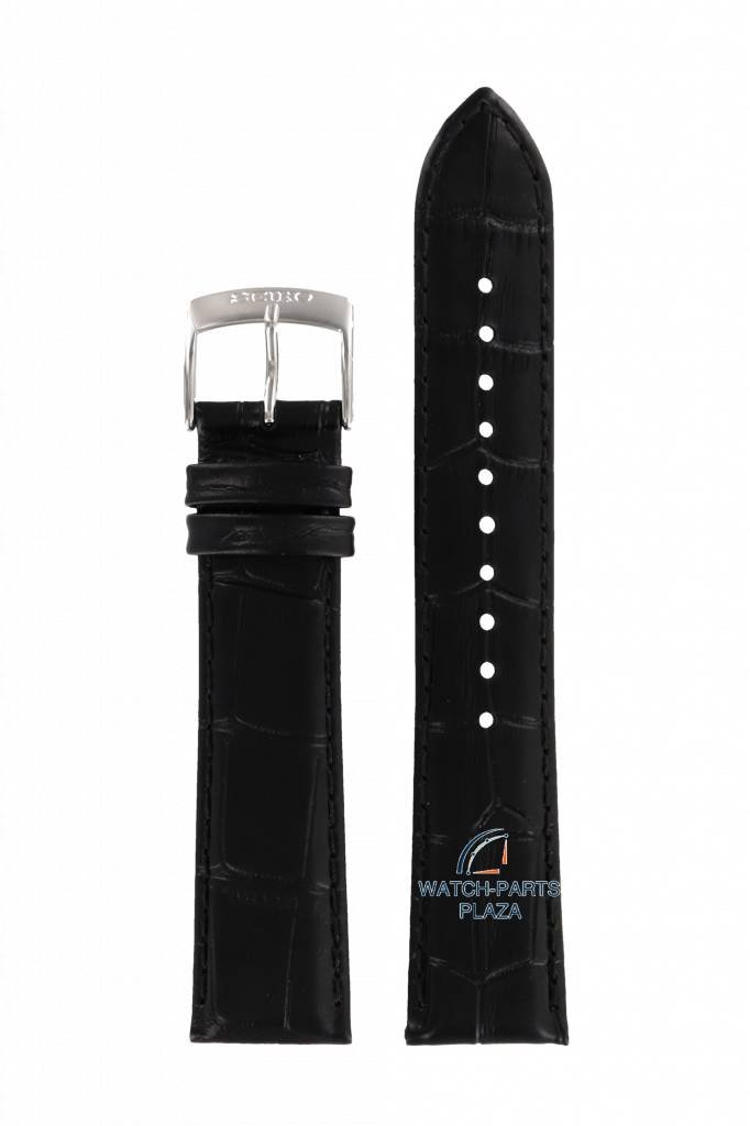 Watch Band for Seiko SRP769 / SRPA27 Black Leather Strap 4R35 - 00P0, 00Z0 Classic L07H - Watch Plaza