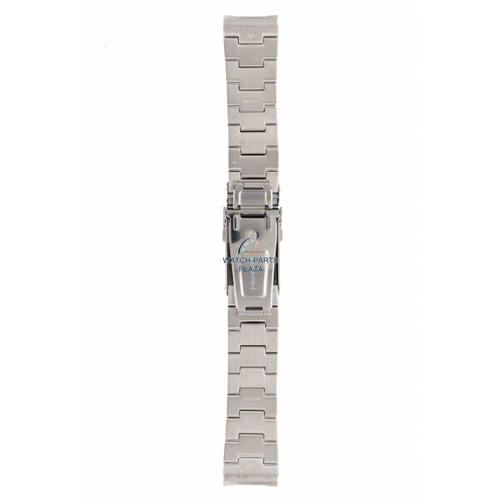 Watch Band for Seiko SRPA19, SRPD01 Steel Bracelet 22mm Dawn Grey 4R36 05D0, 06Y0 - Watch Plaza