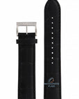 Watch Band for Seiko SSC223 Solar Black Leather Strap V175 - 0CH0 LOBC H 21 mm - Watch Plaza