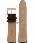 Watch Band Guess Rigor W0040G3 Brown Genuine Leather Strap 22mm original - Watch Plaza