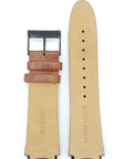 Watch Band Guess Rigor W0040G8 Brown Genuine Leather Strap 22mm black buckle - Watch Plaza