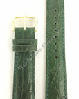 Watch Band Seiko 7T32 - 6B40 Green Leather Strap 19mm SDW746 - 4ER7KB - Watch Plaza