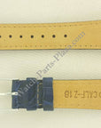 Watch Band Seiko 7T32 - 6G10 Blue Leather Strap 18mm 7T32 Original SDW633P1 - Watch Plaza