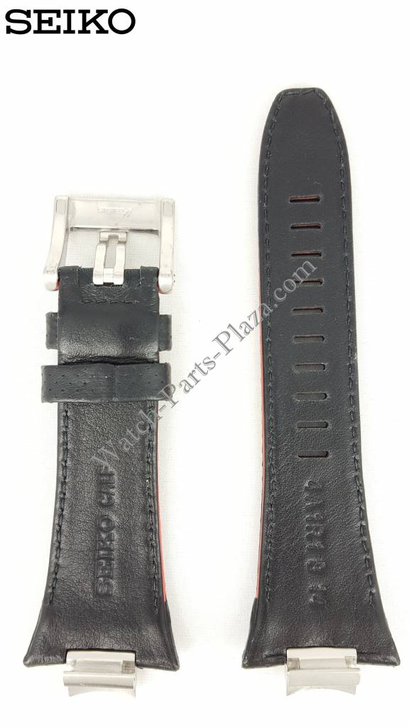 Watch Band Seiko 7T86 - 0AB0 / 7T62 - 0KL0 Strap 4A1R1 B 14mm SNAE07 SPC047 SNAD23 Sportura - Watch Plaza