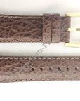 Watch Band Seiko Aeromaster 5Y23 6150 SQ Sports 150 Brown Leather Strap 20mm - Watch Plaza