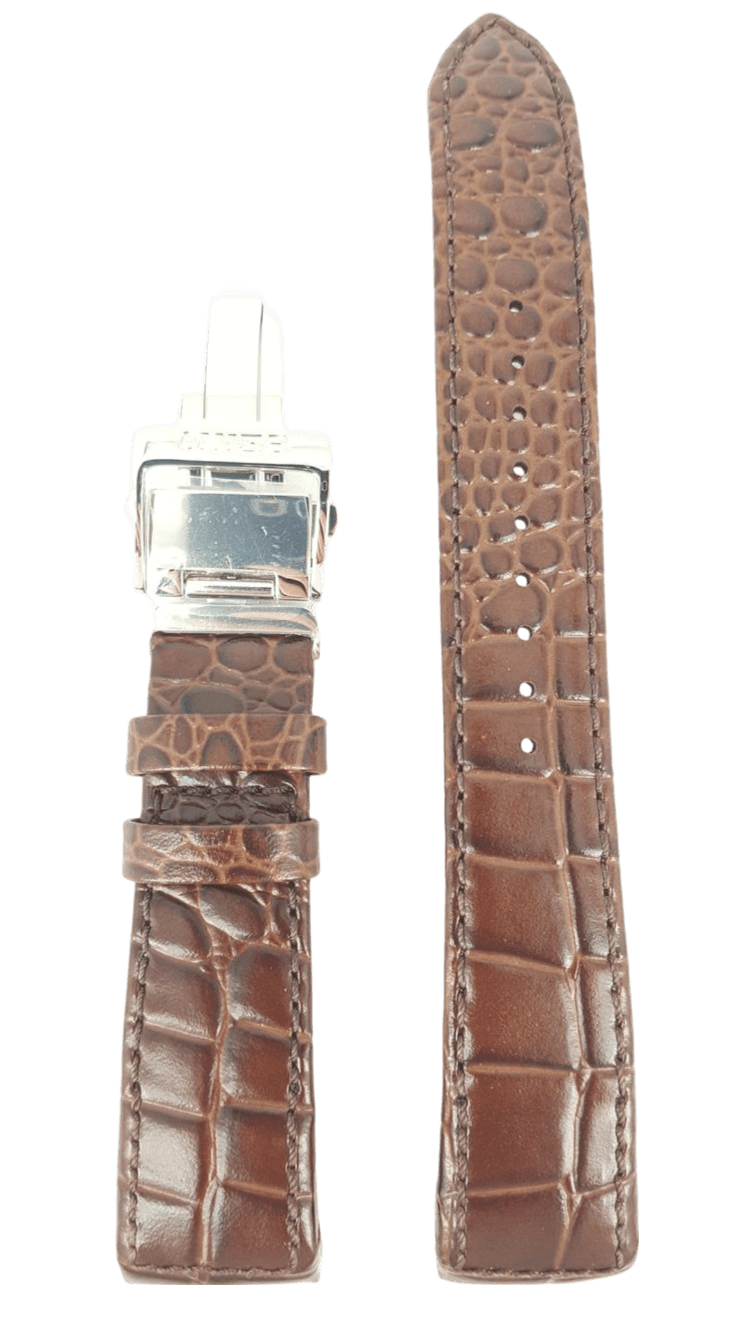 Watch Band Seiko Premier Kinetic Perpetual Calendar SNP025 / SNP023 Brown Leather Strap 7D56 - 0AA0 21mm 4A071 - Watch Plaza