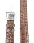 Watch Band Seiko Premier Kinetic Perpetual Calendar SNP025 / SNP023 Brown Leather Strap 7D56 - 0AA0 21mm 4A071 - Watch Plaza