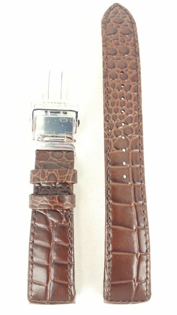 Watch Band Seiko Premier Kinetic Perpetual Calendar SNP025 / SNP023 Brown Leather Strap 7D56 - 0AA0 21mm 4A071 - Watch Plaza