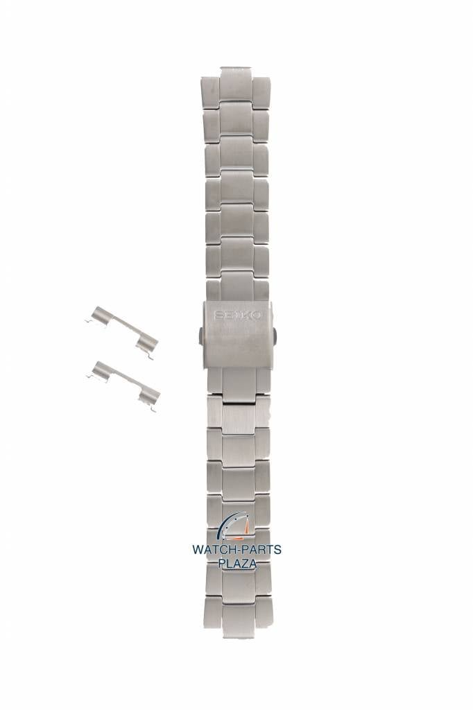 Watch Band Seiko SBFG001 Spirit Solar Radio S760 - 0AB0 stainless steel strap 22mm DA3W - Watch Plaza