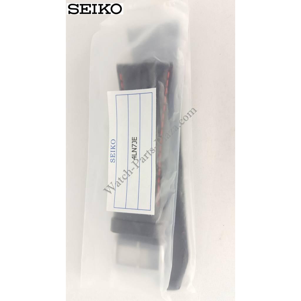 Watch Band Seiko SPC033 Motor Sports Leather SPC037 Strap 7T82 - 0AL0 26mm - Watch Plaza