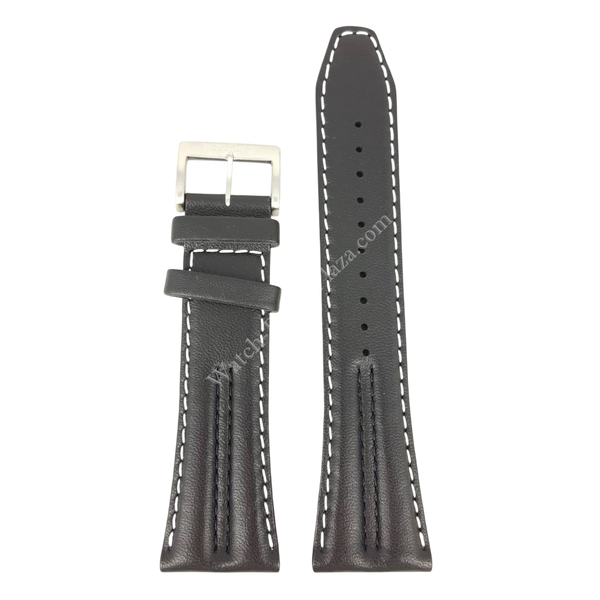 Watchstrap black 26mm with rosé clasp for Seiko 7T04 0AT0, 7T62 0JP0 Watchstrap black 26mm with rosé clasp for Seiko 7T04 0AT0, 7T62 0JP0