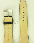 Watch Band SNDZ99P1 Seiko 7T92 - 0HP0 black leather strap 20mm 4LK4JB - Watch Plaza