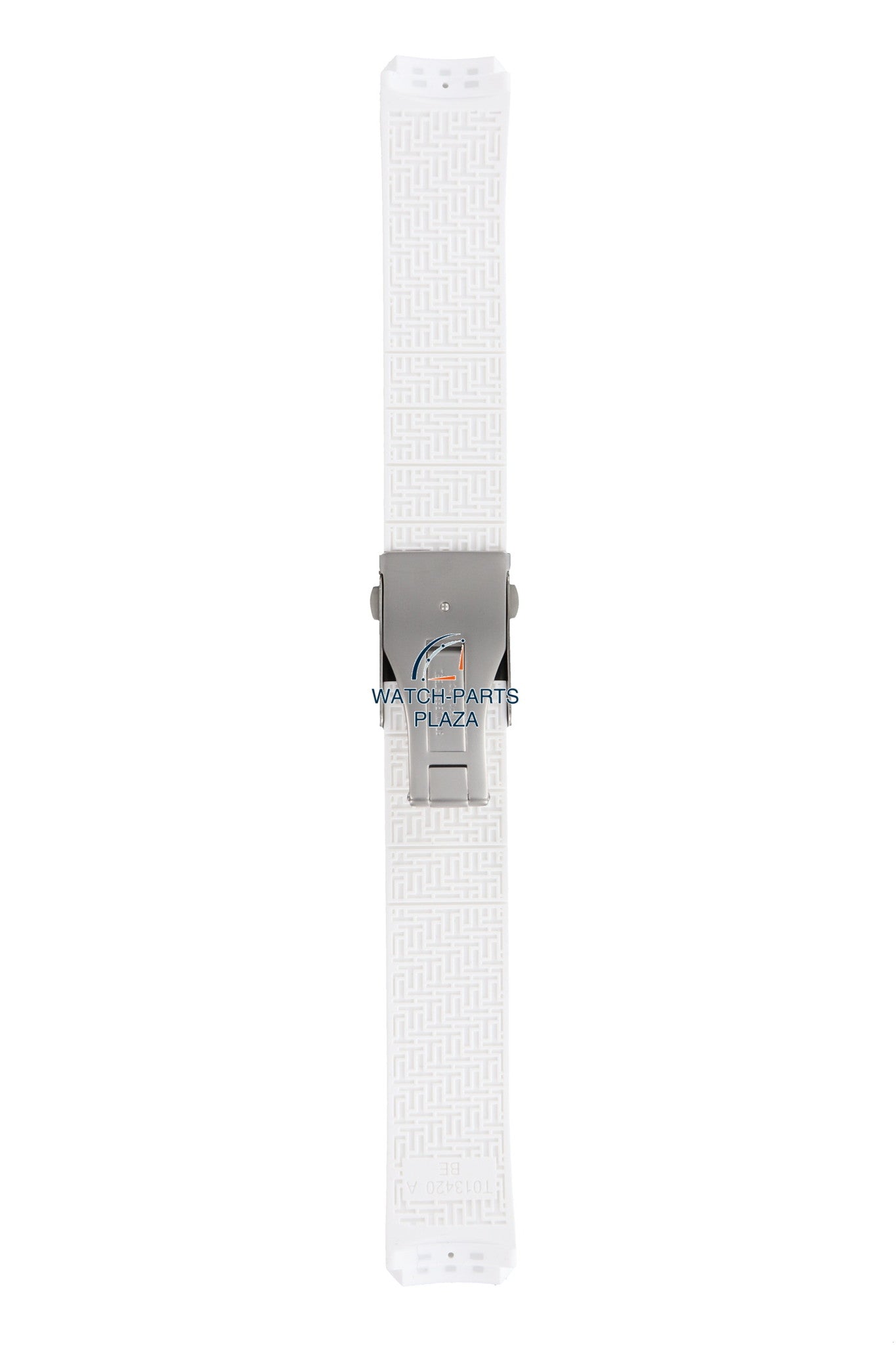 Watch band Tissot T013420 / T047420 T - Touch Expert white silicon strap 21mm T603027565 - Watch Plaza