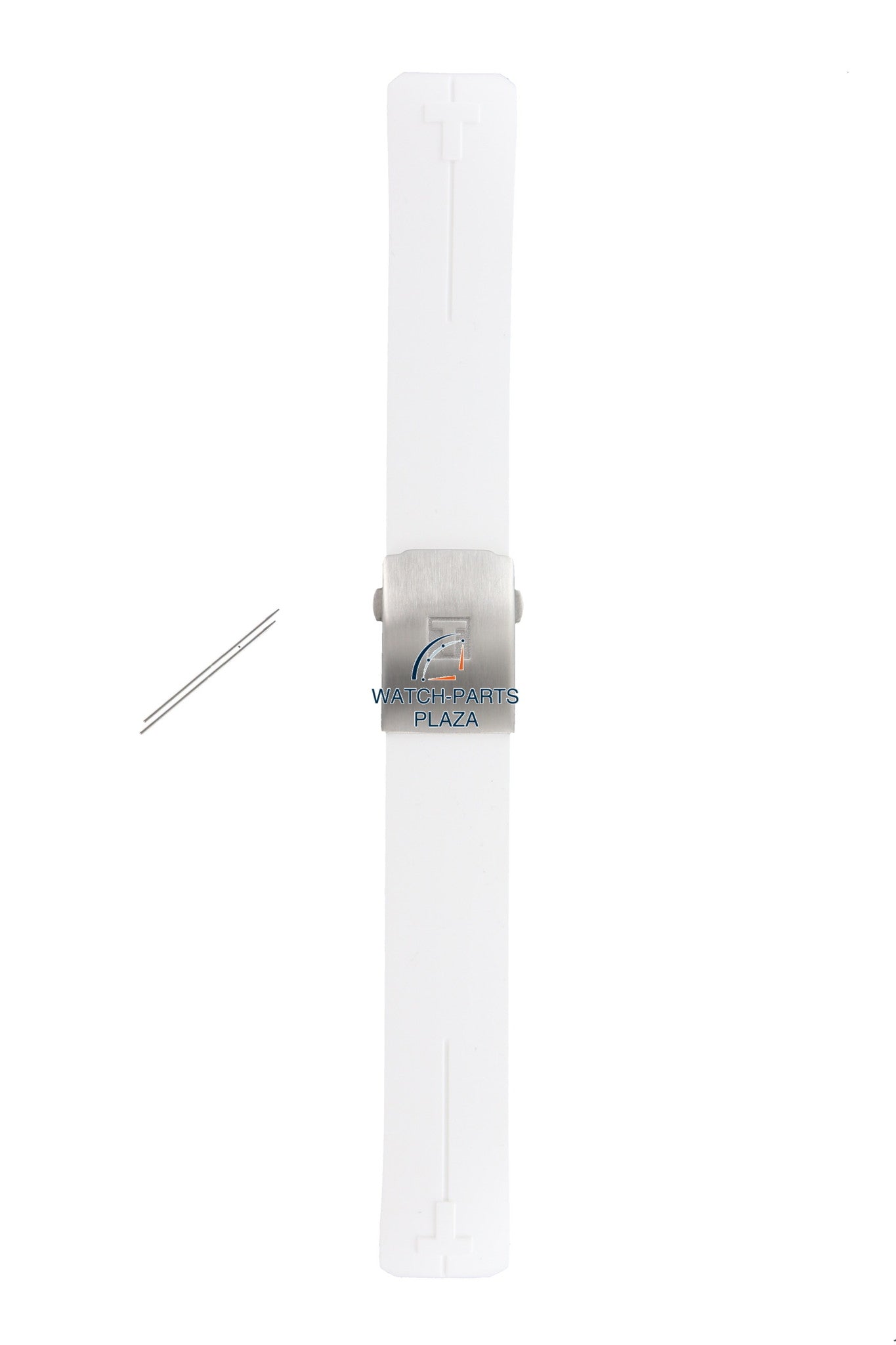 Watch band Tissot T013420 / T047420 T - Touch Expert white silicon strap 21mm T603027565 - Watch Plaza