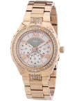 Watch Guess W0111L3 Viva analog ladies watch rose colored 36mm steel - Watch Plaza