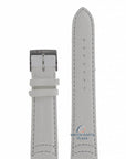 Watch Strap for Seiko SKK895P1 White Leather Band 4A351 B 20 mm - Watch Plaza