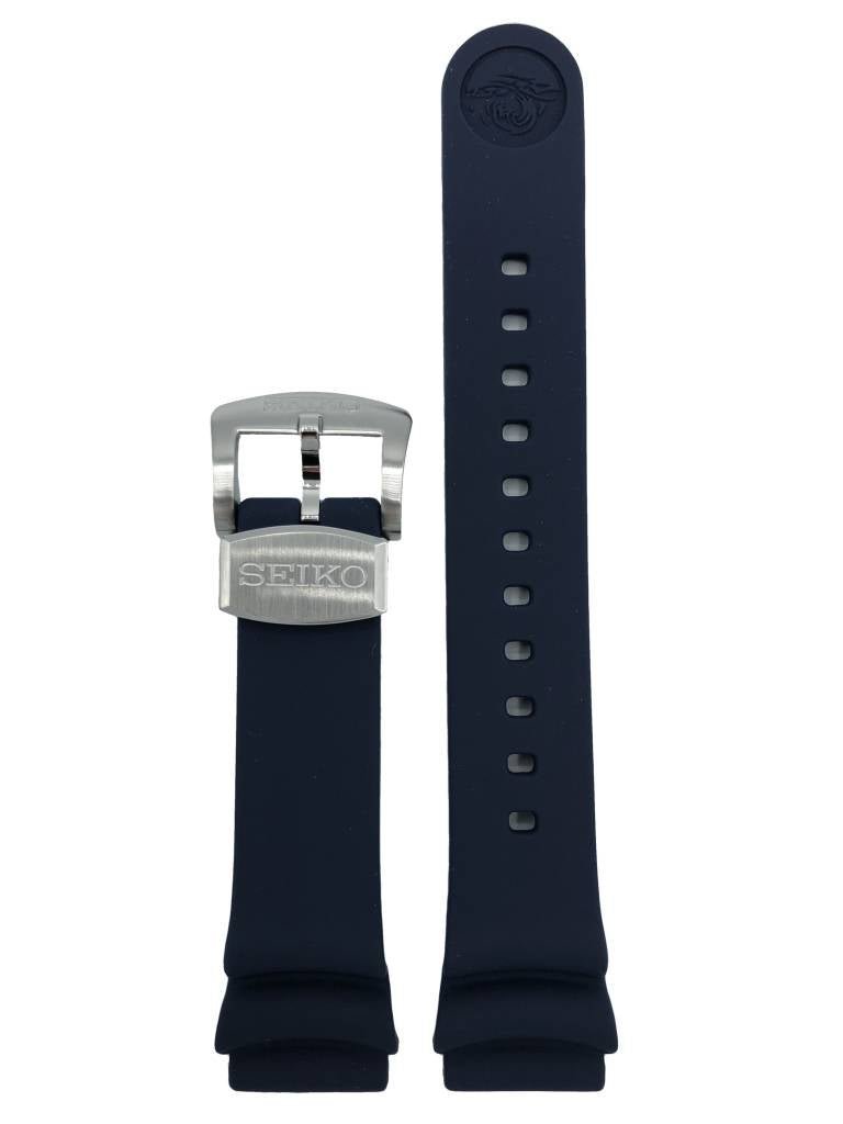 Watch Strap SRPC41K1 Seiko Mini Turtle Blue Band KN 20mm SRPC41 Genuine 4R35 02K0 - Watch Plaza